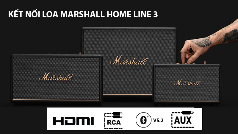 kết nối dòng loa Marshall Home Line 3