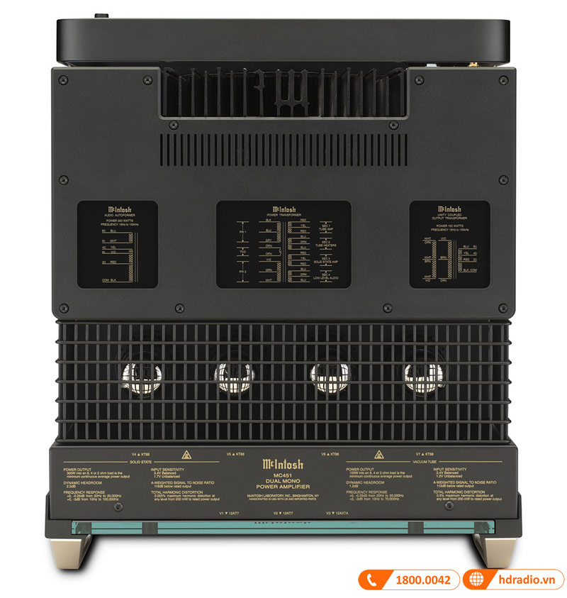 McIntosh ra mắt amply Dual Mono MC451