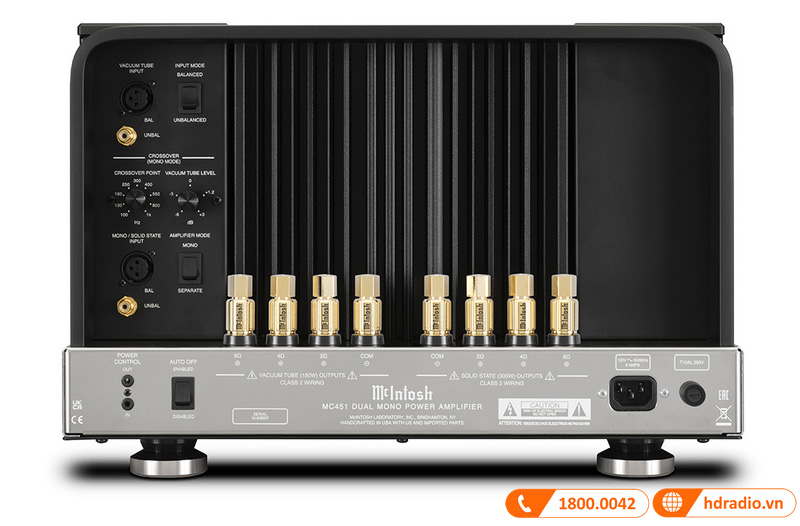 McIntosh ra mắt amply Dual Mono MC451