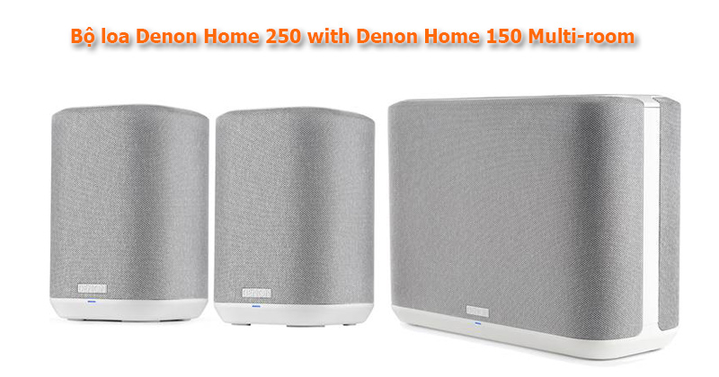 Nghe nhạc bất kỳ đâu với Bộ loa đa phòng Denon Home 250 with Denon Home 150 Multi-room đẳng cấp 2022