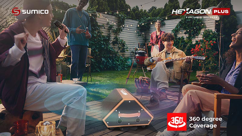 Sumico ra mắt loa kéo karaoke Hexagon Plus Sumico ra mắt loa kéo karaoke Hexagon Plus