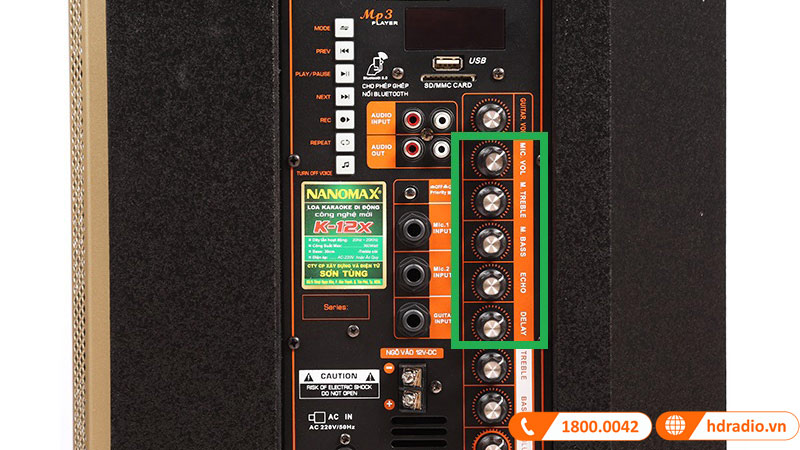 ý nghĩa các nút trên loa kéo