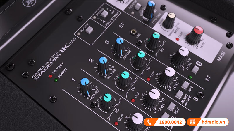 Yamaha gioi thieu phien ban loa STAGEPAS 1K mkII