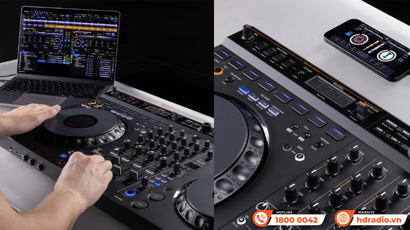 Bàn DJ AlphaTheta DDJ-GRV6