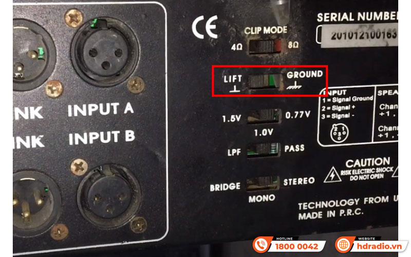 Điều chỉnh cục đẩy karaoke 