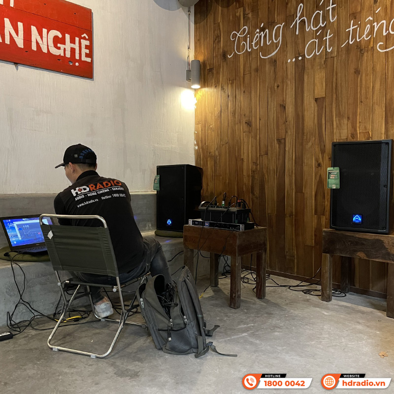 Các công trình HDRadio lắp đặt thiết bị âm thanh tại quán cafe karaoke 