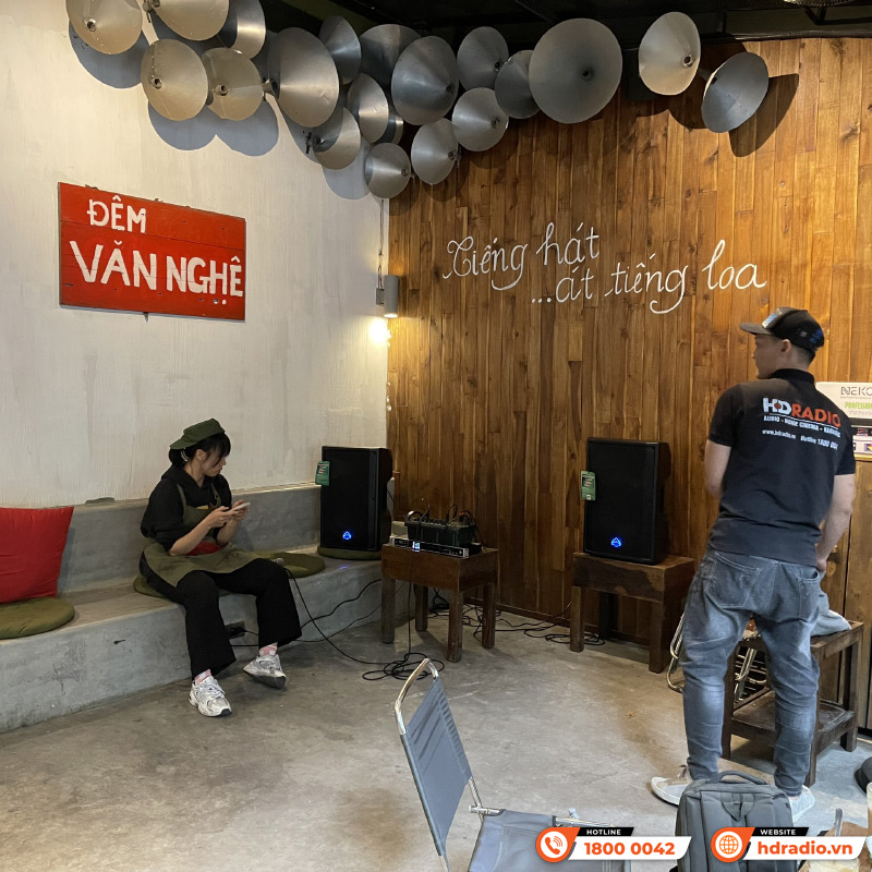 Các công trình HDRadio lắp đặt thiết bị âm thanh tại quán cafe karaoke 