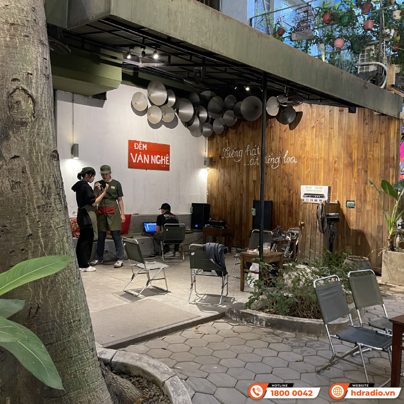 Các công trình HDRadio lắp đặt thiết bị âm thanh tại quán cafe karaoke 