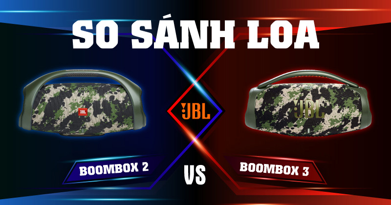 So sánh Loa JBL Boombox 2 và Loa JBL Boombox 3 (NEW 2024)