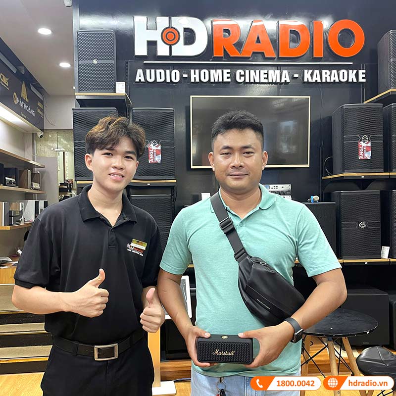 Khách hàng mua Loa Marshall Emberton 2 chính hãng ASH tại HDRadio