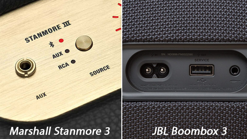 So sánh loa Marshall Stanmore 3 và loa JBL Boombox 3