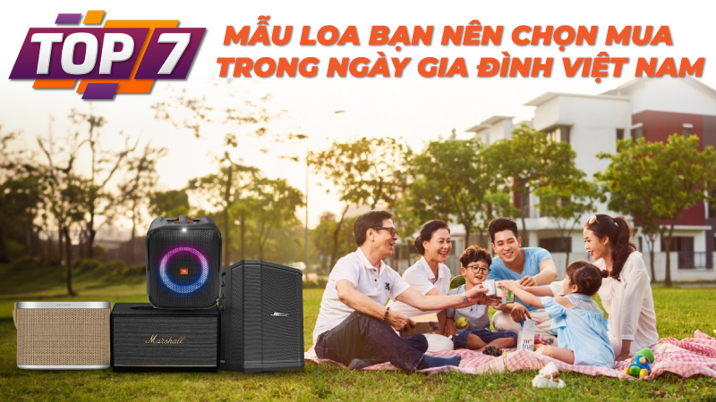 top 7 mau loa nen mua trong ngay le gia dinh Viet Nam