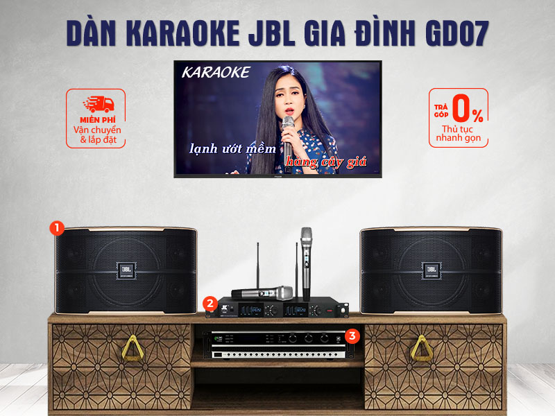 Dàn karaoke JBL gia đình GD07