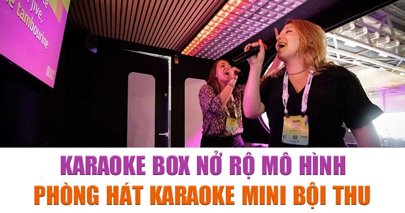 Phòng Karaoke Box Nở Rộ Mô Hình Phòng Hát Karaoke Mini Bội Thu 2024