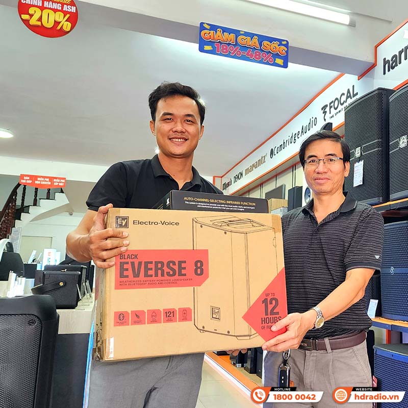 Khách hàng mua Loa Active chính hãng chất lượng tại HDRadio