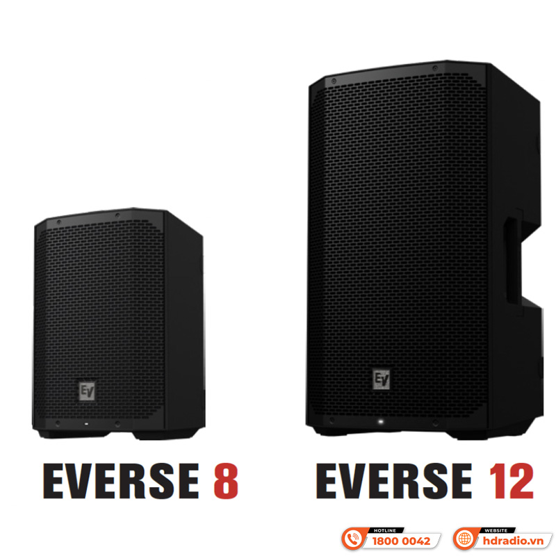So sánh Loa Electro voice Everse 8 và Everse 12
