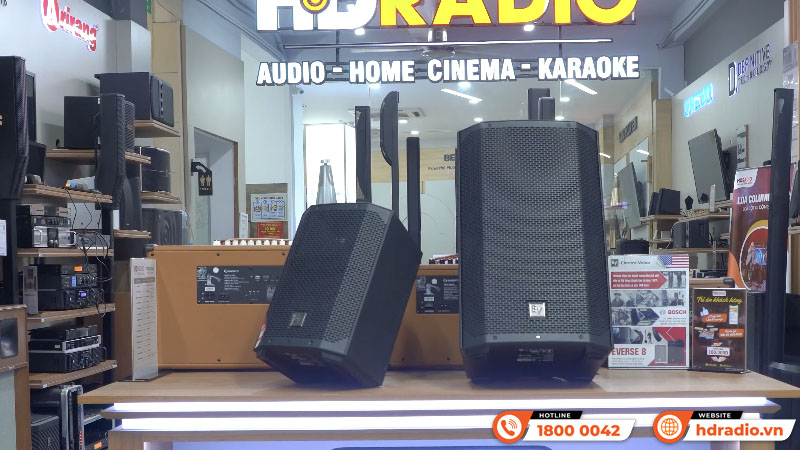 So sánh Loa Electro voice Everse 8 và Everse 12