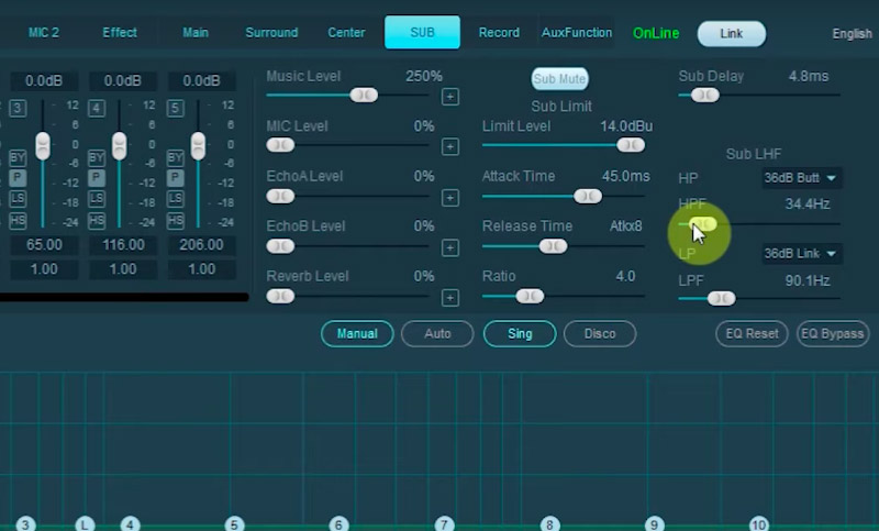 Cach cat tan so loa sub