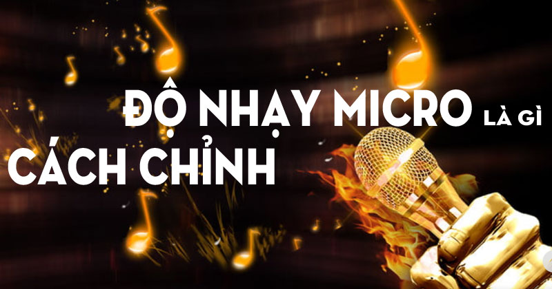 Khám Phá Độ Nhạy Micro Không Dây, Cách chỉnh độ nhạy cho mic Hát Karaoke Nhẹ