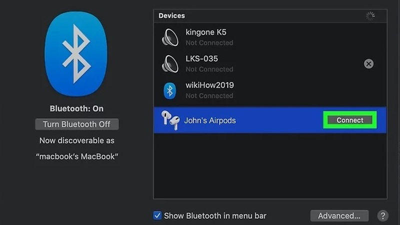 Hướng dẫn cách kết nối tai nghe Bluetooth với Laptop và Macbook