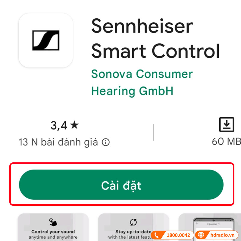 Tải ứng dụng Smart Control Sennheiser trên Android