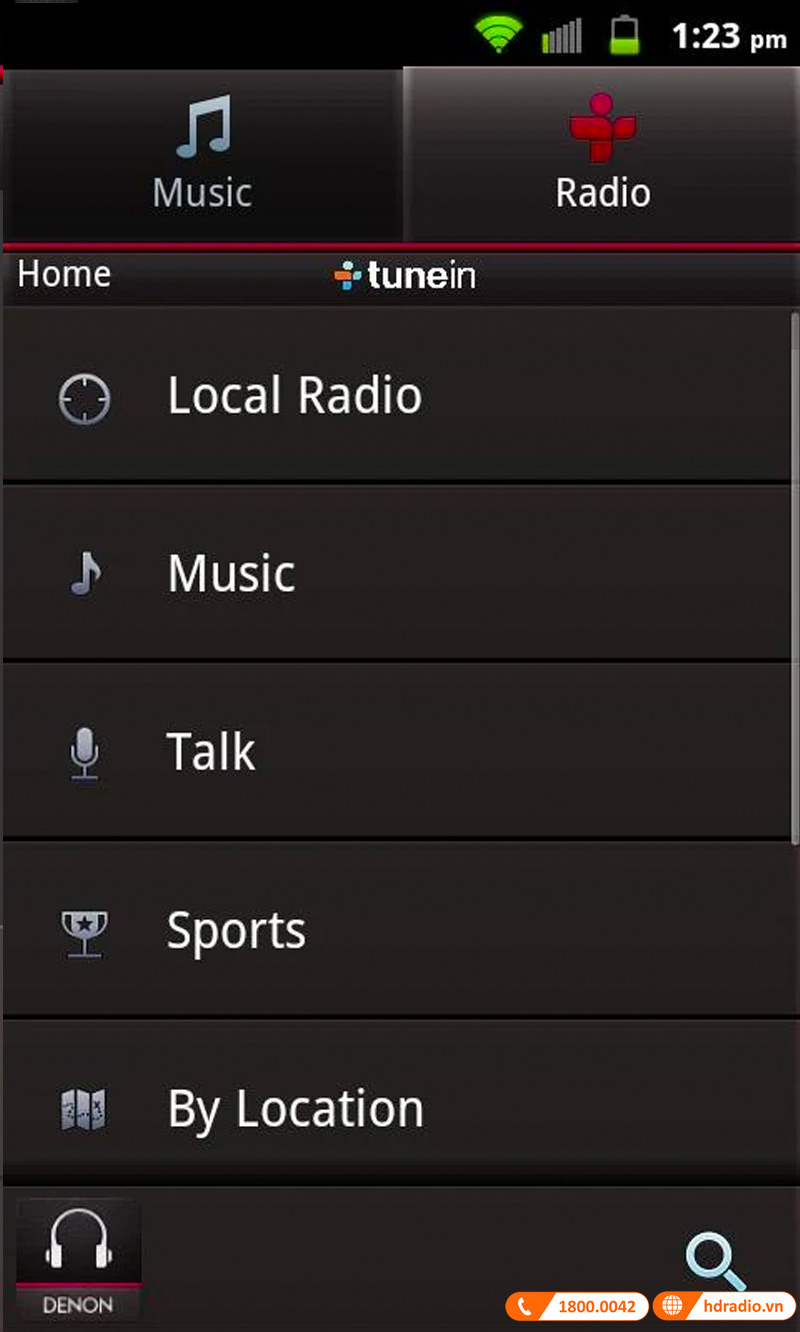 Hướng dẫn tải và sử dụng ứng dụng Denon Audio